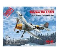 ICM 32030 - 1:3 2 Bücker Bue 131D, WWII Allemand Training Avion (100% New Molds)