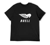 Buell Motorcycles Mens T-Shirt Unisex Black Top Tee S