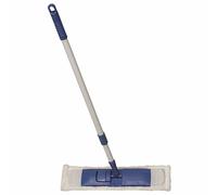 BÜMAG 526-3 Set de nettoyage de sol 39cm avec manche 1,30m, blanc/bleu, 3 pièces (1 set)