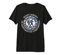 Buen Camino De Saint-Jacques-de-Compostelle ! Groupe Randonnée Pèlerin T-Shirt Haut de Gamme