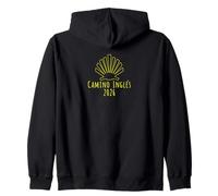 Buen Camino de Santiago Inglés 2026 Coquille Saint-Jacques Sweat à Capuche