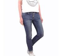Buena Vista Malibu Jean stretch pour femme avec boutonnière ouverte - Bleu - W40