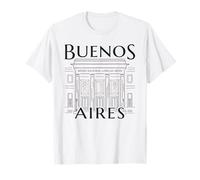 Buenos Aires, Argentine, dessin à la main Musée d'art T-Shirt