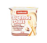 BUENOS DIAS Bâtonnets croustillants avec crème de noisettes grillées - 55 g