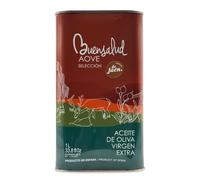 BuenSalud | Huile d'olive vierge extra « Sélection Picual » - Récolte précoce - Boîte de 1 litre.