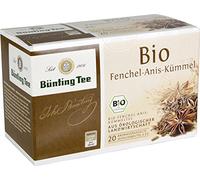 Bünting Tee Seaux de fenouil anis bio 20 x 3 g sachets 60 g