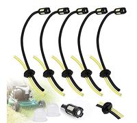 BUENTYA 5 PCS Durite essence Debroussailleuse en Caoutchouc Kit de Joint de Tuyau D'essence avec Filtre Universel Filtre à Essence ave 2 Ampoules d’Apprêt pour Tondeuse à Gazon(27cm)