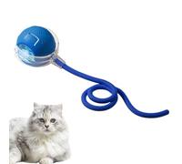 Buerfu Chases Mate Balle de jeu intelligente pour chat, jouet interactif automatique pour chat avec longue queue, 3 modes rechargeable par USB, jouet stimulant et stimulant pour chats et chiens,