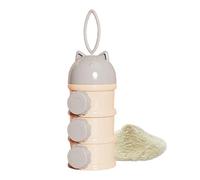 Buerfu Distributeur de préparation pour bébé, récipient de lait en poudre,Conteneur portable pour organisateur de préparations pour nourrissons | Boîte de rangement pour préparations pour nourrissons,