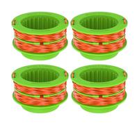 Buerfu Fil pour Taille-Bordures - 4 Pièces Fournitures pour Tondeuse à Gazon,Bobine de Nylon pour Débroussailleuse,pour Jardiniers Gardiens Terrains Jardins Parcs Clôtures Plates-Bandes Allées