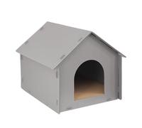 Buerfu Maison Chat Extérieur - Cave Fermée Imperméable avec Tapis - Niche pour Chats Extérieure Résistante Aux Intempéries,pour Et Chat Hiver Jardin Terrasse Arrière-Cour Abri