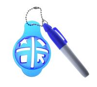 Buerfu Marqueur de Golf, Gabarits De Précision Réutilisables, Outil De Putting pour Dessiner des Lignes sur Balle De Golf, pour Golfeurs Hommes Femmes Tournoi Putting Green Club Fête des Pères