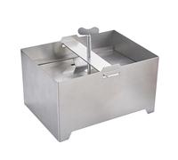 Buerfu Paneer Maker Moule à fromage en acier inoxydable avec plateau d'égouttement et drainage, pression réglable pour salle à manger, cuisine, restaurant, pâtisserie