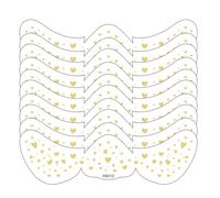 Buerfu Points de Lumière Pailletés pour Visage,Lot de 10 Résistants à l'Eau Éclat Pailleté | Autocollants Temporaires Taches de Rousseur Maquillage Femmes - pour Filles Adolescents Fête Masquerade