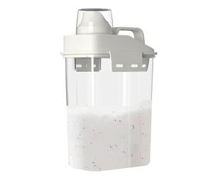 Buerfu Récipient à poudre à lessive, support de détergent à lessive - Organisation de la buanderie, distributeur d'adoucissant de tissu imperméable pour booster de parfum de lessive