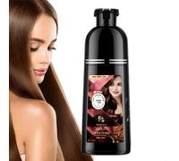 Buerfu Shampooing Colorant,Shampooing Colorant Teinture Capillaire, Shampoing colorant naturel pour cheveux, 450 ml, Soin capillaire longue durée, nettoyant et revitalisant en profondeur pour des