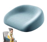 Buerfu Siège rehausseur de voyage | Coussin de chaise de salle à manger surélevé avec sangles réglables et fond antidérapant, coussin rehausseur amovible en coton pour garçons et filles, voyage et