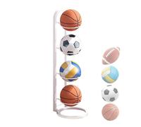 Buerfu Support de Basket-Ball, Support de Basket-Ball | Présentoir de Football | Support Organisateur de Boules Multicouche, étagère de Rangement de Boules pour Chambre à Coucher, Salon, Garage