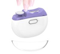 Buerfu Taille-Ongles Électrique - Coupe-Ongles avec 2 Vitesses et Éclairage - Lime à Ongles Automatique des Pieds,Pour Hommes Femmes Seniors Soin Personnel Maison Voyage Salon De Manucure