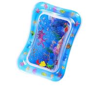 Buerfu Tapis d'eau gonflable sur le ventre, tapis de jeu d'eau gonflable | Tapis de jeu sur le thème de l'océan - de sensoriel, favorise les jouets de développement