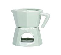 Buerfu Tasse à fondue - Chauffe-beurre fondant uniformément - Pot de dosage au chocolat pour fromage, sucré, collation familiale, anniversaire, Noël, vacances, fête, cadeaux à la maison et au bureau