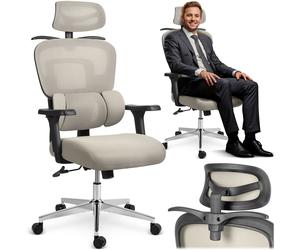 Bürostuhl mit Mikronetz Sofotel Talin - grau