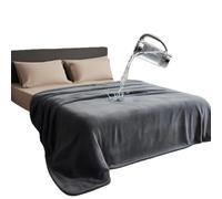 BUERPINKING Couverture imperméable, couverture d'amour pour couples, amoureux, adultes et enfants, tapis réutilisable, couverture d'extérieur, couverture de voyage pour lit, canapé, siège auto, gris