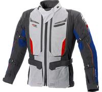 Büse Agadir Veste textile de moto, Gris clair/bleu, Taille 54