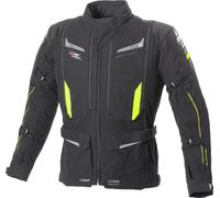 Büse Agadir Veste textile de moto, noir/jaune, Taille 58