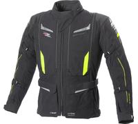 Büse Agadir Veste textile de moto, noir-jaune, taille L pour homme