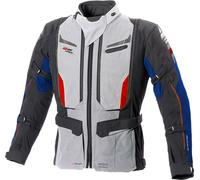 Büse Agadir, veste textile imperméable 58 Noir/Gris Clair/Bleu/Rouge Noir/Gris Clair/Bleu/Rouge