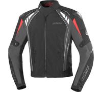 Büse B.Racing Pro, veste textile imperméable à l’eau L Noir/Gris/Rouge Noir/Gris/Rouge