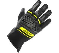 Büse Braga Gants de moto de dames, noir-jaune, taille S M pour femmes