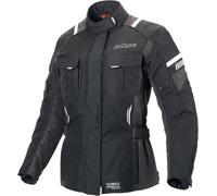 Büse Breno Pro Veste textile de moto pour femmes, noir-gris, taille 36