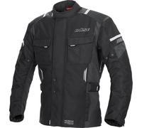 Büse Breno Pro Veste textile de moto pour femmes, noir-gris, taille 42