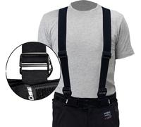 Büse Bretelles avec crochets, noir, taille XL