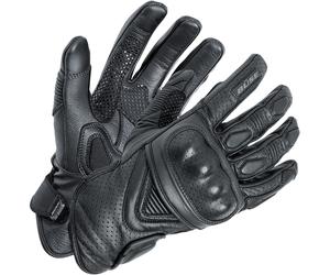 Büse Cafe Racer Gants de moto perforés, noir, taille M pour homme