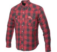 Büse Fairbanks, chemise/veste textile XL Rouge/Noir Rouge/Noir
