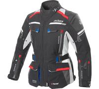 Büse Highland 2 Veste textile de moto pour dames, noir/rouge, Taille 46