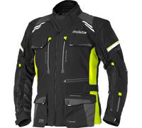 Büse Highland III, veste textile imperméable pour femmes 46 Noir/Jaune Noir/Jaune