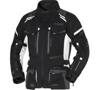 Büse Highland III Veste textile moto pour femmes imperméable, noir-gris, taille 38