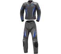 Büse Imola Deux dames de pièce moto combinaison de cuir, noir-bleu, taille 40 pour femmes