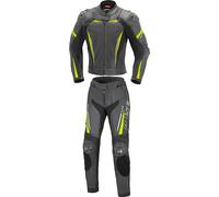 Büse Imola Deux dames de pièce moto combinaison de cuir, noir-jaune, taille 42 pour femmes
