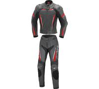 Büse Imola Deux dames de pièce moto combinaison de cuir, noir-rouge, taille 40 pour femmes