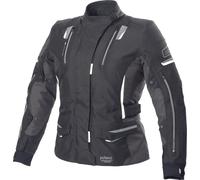 Büse Jana Veste textile de moto pour dames, noir-gris-blanc, taille 38 pour femmes