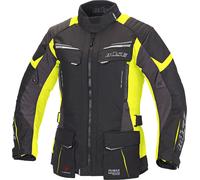Büse Lago Pro Veste textile de moto de dames, noir-jaune, taille 38 pour femmes