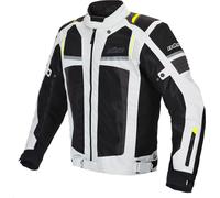 Büse Livorno Veste textile de moto, Gris clair, Taille L