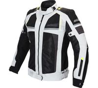 Büse Livorno Veste textile de moto pour dames, Gris clair, Taille 42