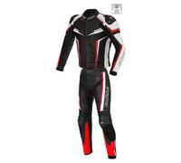 Büse Mille Costume en cuir de moto deux pièces, noir-rouge, taille 54 pour homme