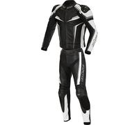Büse Mille Costume en cuir de moto deux pièces, Noir/Blanc, Taille 62
